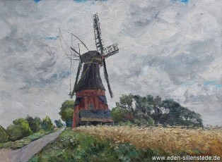 Friederikenvorwerk, Katermöhl, 1961, 68x50,5 cm, Öl auf Leinwand, Privatbesitz (WV-Nr. 1455)