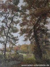 Moorhausen, Gut Moorhausen, um 1962, 60x81 cm, Öl auf Leinwand, Privatbesitz (WV-Nr. 1093)