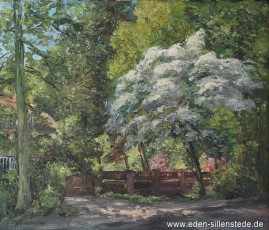 Moorhausen, Gut Mettcker, um 1960er, 70x60 cm, Öl auf Leinwand, Privatbesitz (WV-Nr. 1738)