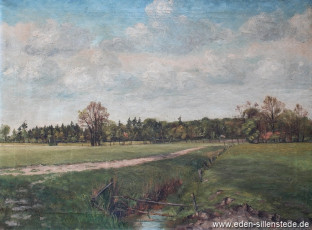 Barkel, Theilenweg, 1941, 80,5x60,5 cm, Öl auf Leinwand, Privatbesitz (WV-Nr. 1046)