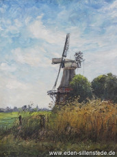 Großoldendorf, Mühle, um 1963, 52x67 cm, Öl auf Leinwand, Privatbesitz (WV-Nr. 521)