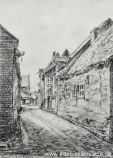 Jever, Stadt, Rösterföhr, 1940er, Kohlezeichnung, Besitz Landkreis Friesland (WV-Nr. 651)