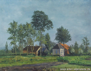 Jever, Stadt, Tivoli, 1920-30er, 60x48 cm, Öl auf Karton, Besitz Landkreis Friesland (WV-Nr. 637)
