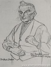 Portrait, Christoph Becker, 1941, 16x21 cm, Bleistiftzeichnung, Verschollen (WV-Nr. 1069)
