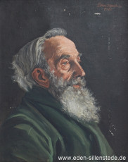 Portrait, Ein Hundertjähriger, 1938, 40x50,7 cm, Öl auf Leinwand, Nachlass Arthur Eden (WV-Nr. 58)