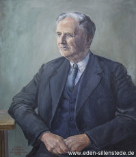Portrait, Georg Schipper, 1959, 61x71 cm, Öl auf Leinwand, Privatbesitz (WV-Nr. 728)