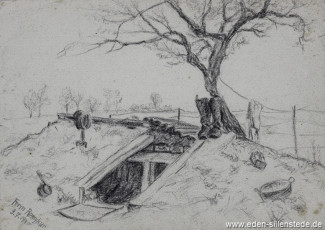 Rethel, Ferm Remykur, 1940, 21x15 cm, Bleistift auf Papier, Nachlass Arthur Eden (WV-Nr. 357)