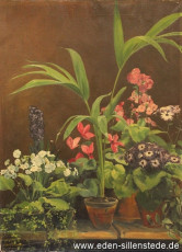 Stilleben, Amaryllis, 1920er, 67x90 cm, Öl auf Leinwand, Privatbesitz (WV-Nr. 681)