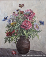 Stilleben, Anemonen, 1960er, 38x46 cm, Öl auf Leinwand, Privatbesitz (WV-Nr. 1104)
