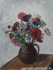 Stilleben, Anemonen, um 1960, 36,5x48 cm, Privatbesitz (WV-Nr. 698)