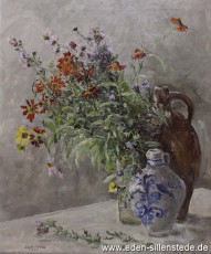 Stillleben, Blumenstrauß, 1961, 50,5x60,5 cm, Öl auf Leinwand, Privatbesitz (WV-Nr. 856)