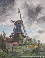 Varel, Mühle in Dangast, 1964, 57x70 cm, Öl auf Leinwand, Besitz Heimatverein Varel (WV-Nr. 536)