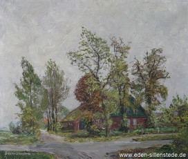 Wilhelmshaven, Neuende, 1960er, Öl auf Leinwand, Privatbesitz (WV-Nr. 940)