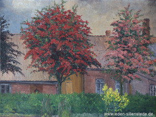 Grafschaft, Haus Hohlen, 1930er, 57,7x43,5 cm, Öl auf Karton, Privatbesitz (WV-Nr. 1740)