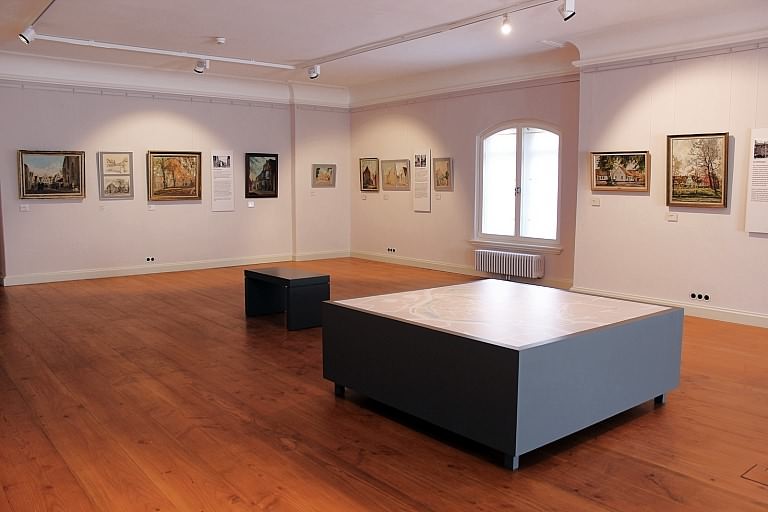 Ausstellung Jevers stille Winkel - Arthur Eden-Sillenstede malt seine Stadt