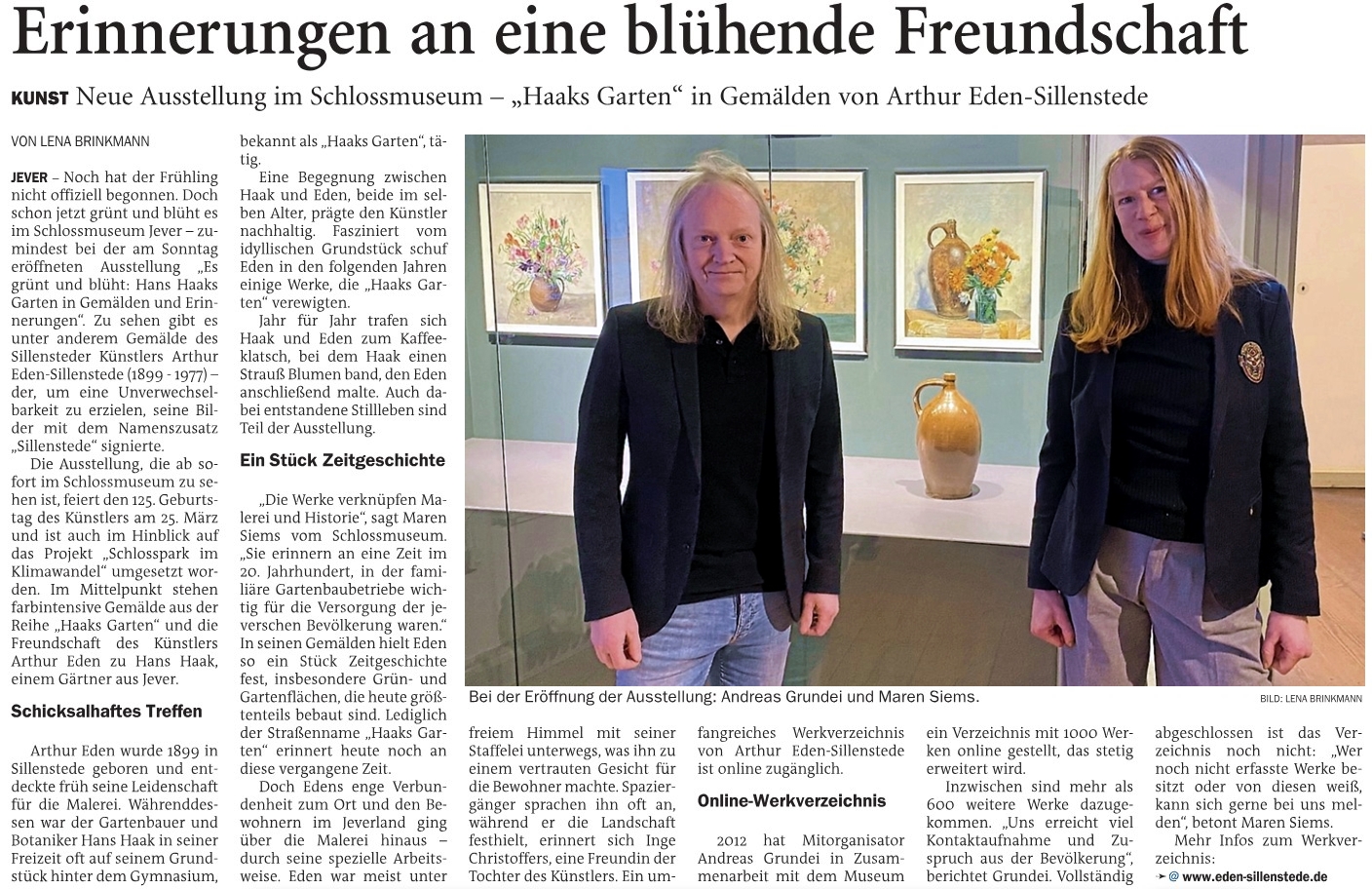 Pressebericht Eden-Sillenstede JW 12.03.2024